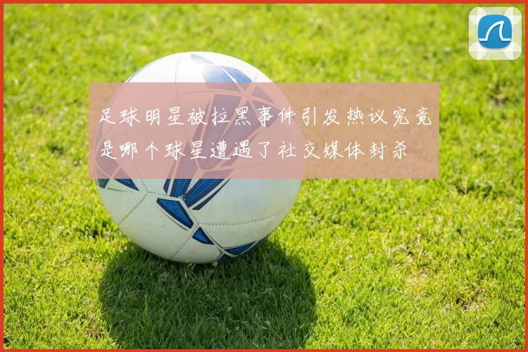 足球明星被拉黑事件引发热议究竟是哪个球星遭遇了社交媒体封杀